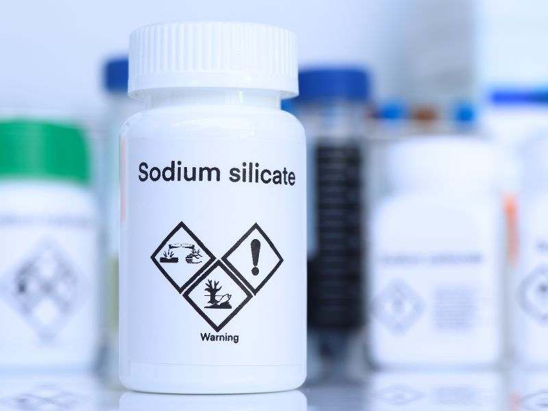 o que é silicato de sódio composição